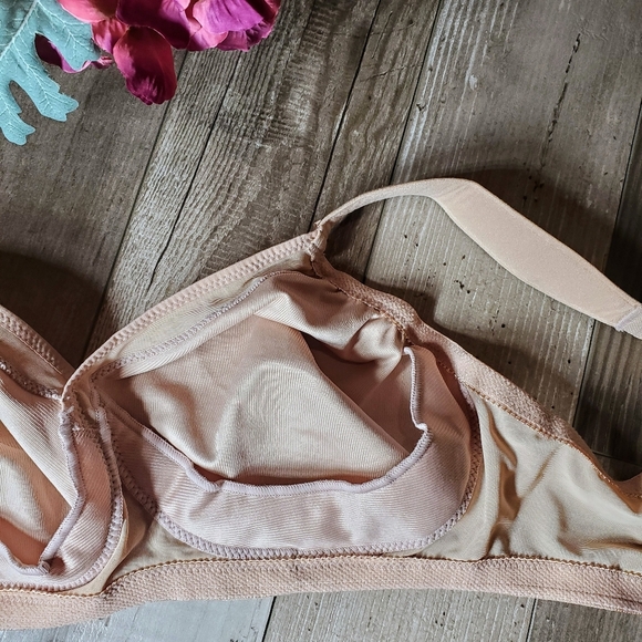 Glamorise MagicLift Seamless Support T-Shirt Bra Size 36DD Nude Color NWOT - Picture 9 of 12